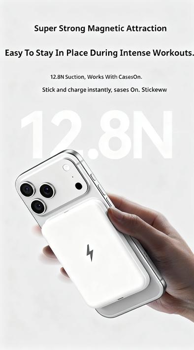 Magnetic Wireless Power Bank – Fast Portable Charger