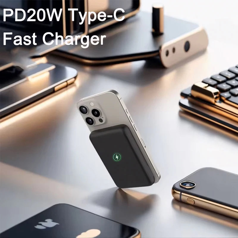 Magnetic Wireless Power Bank – Fast Portable Charger