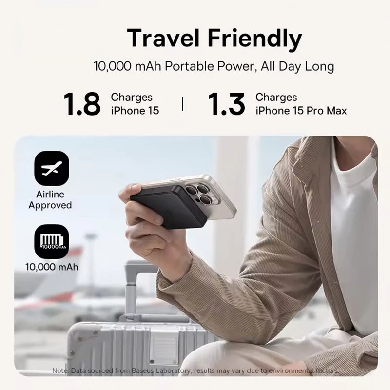 Magnetic Wireless Power Bank – Fast Portable Charger