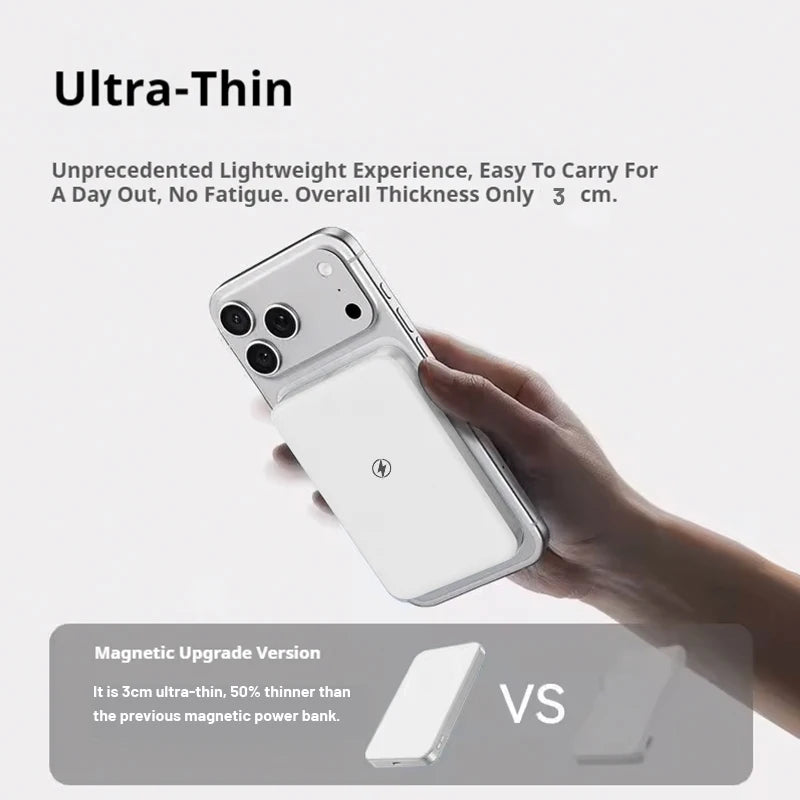 Magnetic Wireless Power Bank – Fast Portable Charger